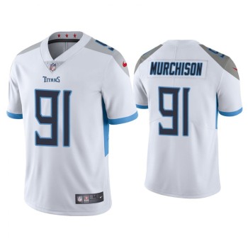 Men's Tennessee Titans #91 Larrell Murchison White Vapor Untouchable Stitched Jersey Men's Tennessee Titans #91 Larrell Murchison White Vapor Untouchable Stitched Jersey