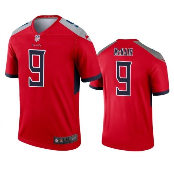 Men's Tennessee Titans #9 Steve McNair Red Inverted Legend Jersey Men's Tennessee Titans #9 Steve McNair Red Inverted Legend Jersey