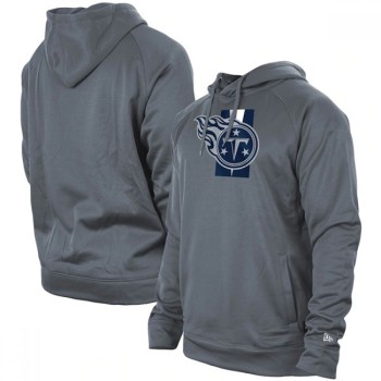 Men's Tennessee Titans Gray New Era Training Camp Raglan Pullover Hoodie Men's Tennessee Titans Gray New Era Training Camp Raglan Pullover Hoodie
