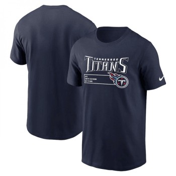 Men's Tennessee Titans Navy Division Essential T-Shirt Men's Tennessee Titans Navy Division Essential T-Shirt