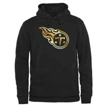 Men's Tennessee Titans Pro Line Black Gold Collection Pullover Hoodie Men's Tennessee Titans Pro Line Black Gold Collection Pullover Hoodie