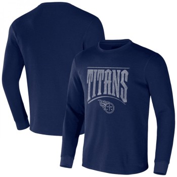 Men's Tennessee Titans X Darius Rucker Collection Navy Long Sleeve Thermal T-Shirt Men's Tennessee Titans X Darius Rucker Collection Navy Long Sleeve Thermal T-Shirt
