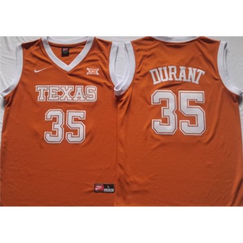 Men's Texas Longhorns #35 Kevin Durant Orange Stitched Jersey Men's Texas Longhorns #35 Kevin Durant Orange Stitched Jersey