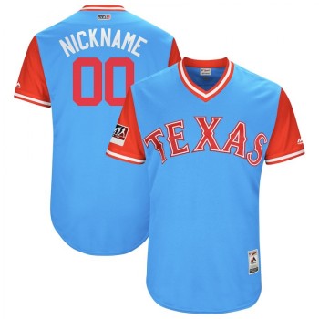 Men's Texas Rangers 2018 Players'Weekend Flex Base Pick-A-Player Roster Stitched MLB Jersey