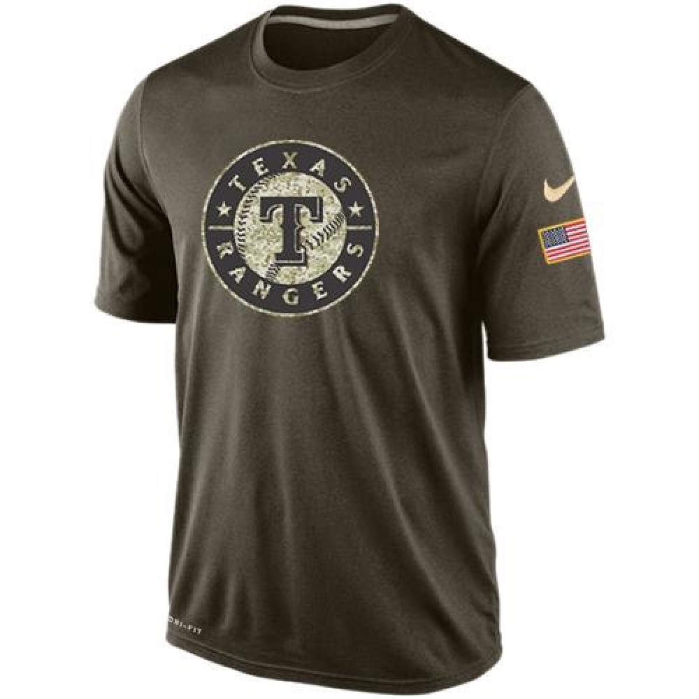 Men's Texas Rangers Salute To Service Dri-FiT T-Shirt