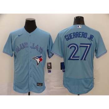Men's Toronto Blue Jays #27 Vladimir Guerrero Jr. Royal Flex Base Stitched MLB Jersey