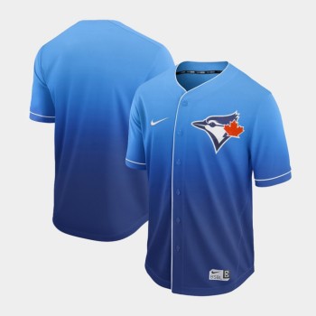 Men's Toronto Blue Jays Blank Blue Fade Stitched MLB Jersey Men's Toronto Blue Jays Blank Blue Fade Stitched MLB Jersey