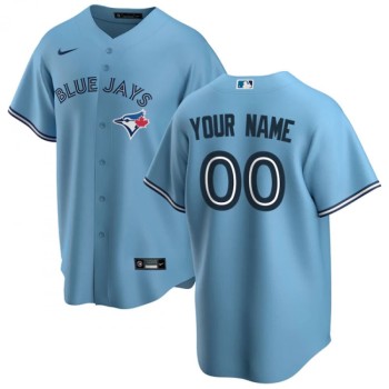 Youth Toronto Blue Jays Blue Stitched Baseball Custom Jersey