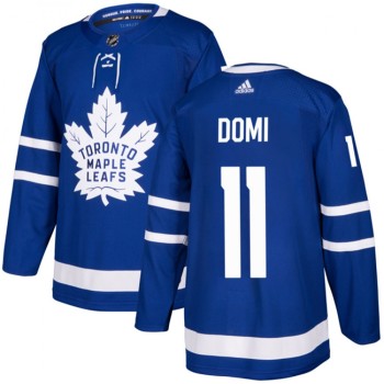 Men's Toronto Maple Leafs #11 Max Domi Blue Stitched Jersey Men's Toronto Maple Leafs #11 Max Domi Blue Stitched Jersey