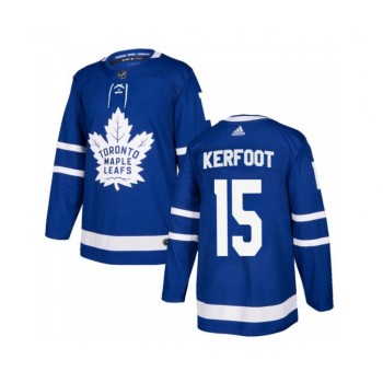 Men's Toronto Maple Leafs #15 Alexander Kerfoot 2021 Blue Stitched NHL Jersey Men's Toronto Maple Leafs #15 Alexander Kerfoot 2021 Blue Stitched NHL Jersey