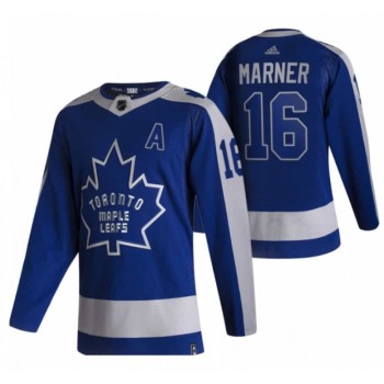 Men's Toronto Maple Leafs #16 Mitchell Marner 2020/2021 Blue Reverse Retro Special Edition Stitched Jersey Men's Toronto Maple Leafs #16 Mitchell Marner 2020/2021 Blue Reverse Retro Special Edition Stitched Jersey