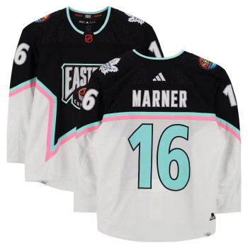 Men's Toronto Maple Leafs #16 Mitchell Marner 2023 Black/White All-Star Game Stitched Jersey Men's Toronto Maple Leafs #16 Mitchell Marner 2023 Black/White All-Star Game Stitched Jersey