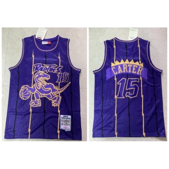 Men's Toronto Raptors #15 Vince Carter Purple 1998-1999 Limited Stitched Jersey Men's Toronto Raptors #15 Vince Carter Purple 1998-1999 Limited Stitched Jersey