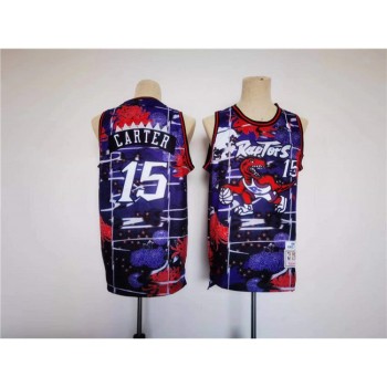 Men's Toronto Raptors #15 Vince Carter Purple Throwback Stitched Jersey Men's Toronto Raptors #15 Vince Carter Purple Throwback Stitched Jersey