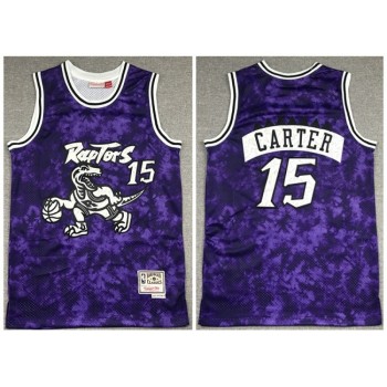 Men's Toronto Raptors #15 Vince Carter purple Throwback Stitched Jersey Men's Toronto Raptors #15 Vince Carter purple Throwback Stitched Jersey