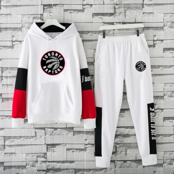 Men's Toronto Raptors 2019 White Tracksuits Hoodie Suit Men's Toronto Raptors 2019 White Tracksuits Hoodie Suit