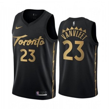 Men's Toronto Raptors #23 Fred VanVleet Black 2019 City Edition Stitched NBA Jersey Men's Toronto Raptors #23 Fred VanVleet Black 2019 City Edition Stitched NBA Jersey
