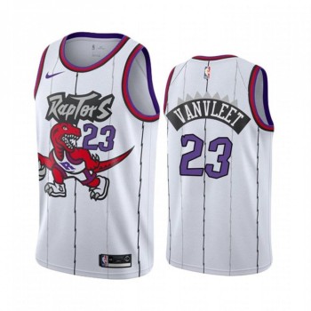 Men's Toronto Raptors #23 Fred VanVleet White Swingman Stitched NBA Jersey Men's Toronto Raptors #23 Fred VanVleet White Swingman Stitched NBA Jersey
