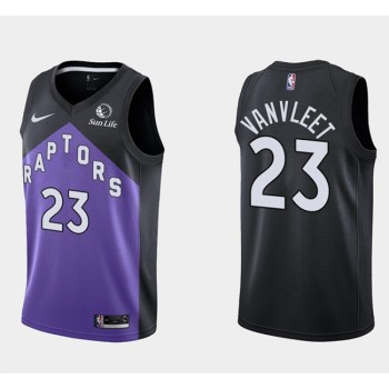 Men's Toronto Raptors #23 Fred Vanvleet Purple And Black Stitched NBA Jersey Men's Toronto Raptors #23 Fred Vanvleet Purple And Black Stitched NBA Jersey
