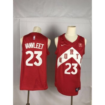 Men's Toronto Raptors #23 Fred Vanvleet Red 2019 Earned Edition Swingman Stitched NBA Jersey Men's Toronto Raptors #23 Fred Vanvleet Red 2019 Earned Edition Swingman Stitched NBA Jersey