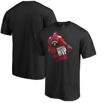 Men's Toronto Raptors #2 Kawhi Leonard Black 2019 NBA Finals Champions MVP T-Shirt Men's Toronto Raptors #2 Kawhi Leonard Black 2019 NBA Finals Champions MVP T-Shirt