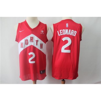 Men's Toronto Raptors #2 Kawhi Leonard Red 2018/19 Earned Edition Swingman Stitched NBA Jersey Men's Toronto Raptors #2 Kawhi Leonard Red 2018/19 Earned Edition Swingman Stitched NBA Jersey