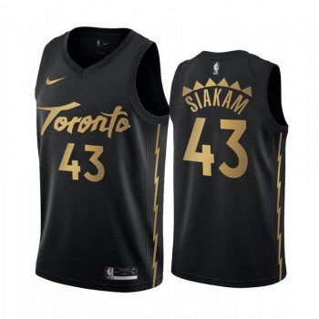 Men's Toronto Raptors #43 Pascal Siakam Black 2019 City Edition Stitched NBA Jersey Men's Toronto Raptors #43 Pascal Siakam Black 2019 City Edition Stitched NBA Jersey