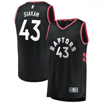 Men's Toronto Raptors #43 Pascal Siakam Black Stitched NBA Jersey Men's Toronto Raptors #43 Pascal Siakam Black Stitched NBA Jersey