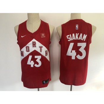 Men's Toronto Raptors #43 Pascal Siakam Red 2019 Earned Edition Swingman Stitched NBA Jersey Men's Toronto Raptors #43 Pascal Siakam Red 2019 Earned Edition Swingman Stitched NBA Jersey
