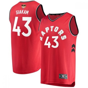 Men's Toronto Raptors #43 Pascal Siakam Red Stitched NBA Jersey Men's Toronto Raptors #43 Pascal Siakam Red Stitched NBA Jersey