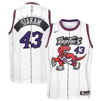 Men's Toronto Raptors #43 Pascal Siakam White Swingman Stitched NBA Jersey Men's Toronto Raptors #43 Pascal Siakam White Swingman Stitched NBA Jersey