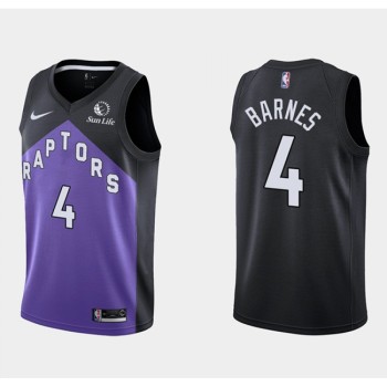 Men's Toronto Raptors #4 Scottie Barnes Black Earned Edition Stitched Basketball Jersey Men's Toronto Raptors #4 Scottie Barnes Black Earned Edition Stitched Basketball Jersey