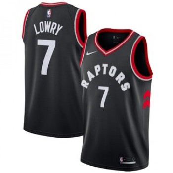 Men's Toronto Raptors #7 Kyle Lowry Black Stitched NBA Jersey Men's Toronto Raptors #7 Kyle Lowry Black Stitched NBA Jersey