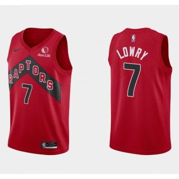 Men's Toronto Raptors #7 Kyle Lowry Red 2020/21 Icon Swingman Stitched NBA Jersey Men's Toronto Raptors #7 Kyle Lowry Red 2020/21 Icon Swingman Stitched NBA Jersey