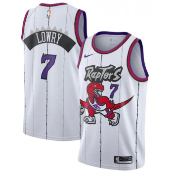 Men's Toronto Raptors #7 Kyle Lowry White Swingman Stitched NBA Jersey Men's Toronto Raptors #7 Kyle Lowry White Swingman Stitched NBA Jersey