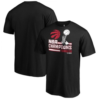 Men's Toronto Raptors Black 2019 NBA Finals Champions Solid Future T-Shirt Men's Toronto Raptors Black 2019 NBA Finals Champions Solid Future T-Shirt