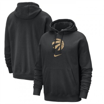 Men's Toronto Raptors Black 2023/24 City Edition Essential Club Pullover Hoodie Men's Toronto Raptors Black 2023/24 City Edition Essential Club Pullover Hoodie