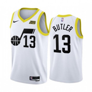 Men's Utah Jazz #13 Jared Butler 2022/23 White Association Edition Stitched Basketball Jersey Men's Utah Jazz #13 Jared Butler 2022/23 White Association Edition Stitched Basketball Jersey