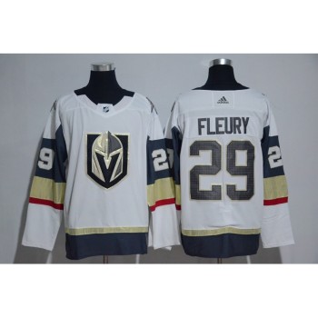 Men's Vegas Golden Knights #29 Marc-Andre Fleury White Stitched NHL Jersey Men's Vegas Golden Knights #29 Marc-Andre Fleury White Stitched NHL Jersey