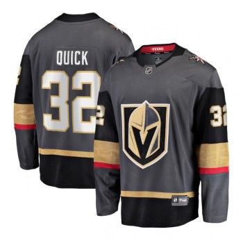 Men's Vegas Golden Knights #32 Jonathan Quick Gray Stitched Jersey Men's Vegas Golden Knights #32 Jonathan Quick Gray Stitched Jersey