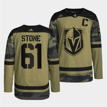 Men's Vegas Golden Knights #61 Mark Stone 2022 Camo Military Appreciation Night Stitched Jersey Men's Vegas Golden Knights #61 Mark Stone 2022 Camo Military Appreciation Night Stitched Jersey