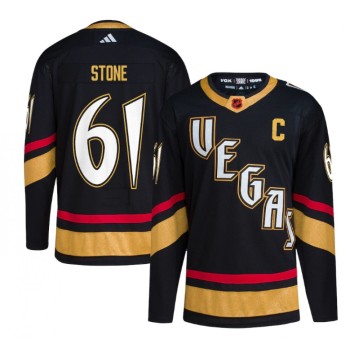 Men's Vegas Golden Knights #61 Mark Stone Black 2022-23 Reverse Retro Stitched Jersey Men's Vegas Golden Knights #61 Mark Stone Black 2022-23 Reverse Retro Stitched Jersey