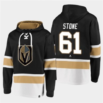 Men's Vegas Golden Knights #61 Mark Stone Black All Stitched Sweatshirt Hoodie Men's Vegas Golden Knights #61 Mark Stone Black All Stitched Sweatshirt Hoodie