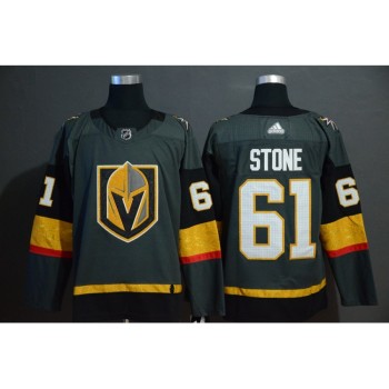 Men's Vegas Golden Knights #61 Mark Stone Grey Stitched NHL Jersey Men's Vegas Golden Knights #61 Mark Stone Grey Stitched NHL Jersey