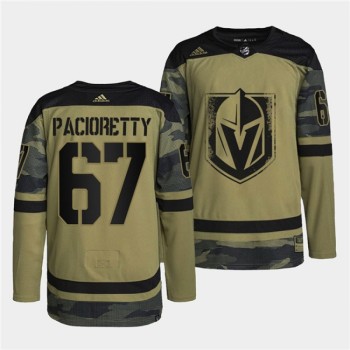Men's Vegas Golden Knights #67 Max Pacioretty 2022 Camo Military Appreciation Night Stitched Jersey Men's Vegas Golden Knights #67 Max Pacioretty 2022 Camo Military Appreciation Night Stitched Jersey