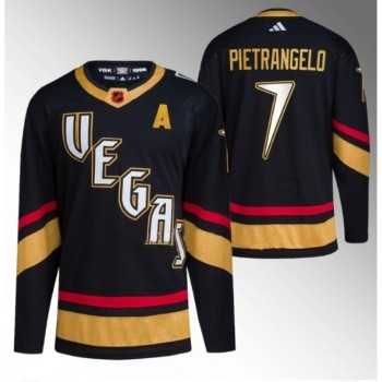 Men's Vegas Golden Knights #7 Alex Pietrangelo Black 2022-23 Reverse Retro Stitched Jersey Men's Vegas Golden Knights #7 Alex Pietrangelo Black 2022-23 Reverse Retro Stitched Jersey