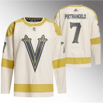 Men's Vegas Golden Knights #7 Alex Pietrangelo Cream 2024 Winter Classic Breakaway Stitched Jersey Men's Vegas Golden Knights #7 Alex Pietrangelo Cream 2024 Winter Classic Breakaway Stitched Jersey