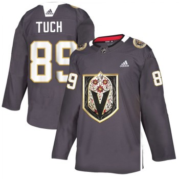Men's Vegas Golden Knights #89 Alex Tuch Grey Latino Heritage Night Stitched NHL Jersey Men's Vegas Golden Knights #89 Alex Tuch Grey Latino Heritage Night Stitched NHL Jersey
