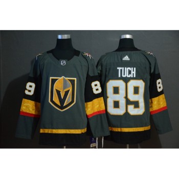 Men's Vegas Golden Knights #89 Alex Tuch Grey Stitched NHL Jersey Men's Vegas Golden Knights #89 Alex Tuch Grey Stitched NHL Jersey