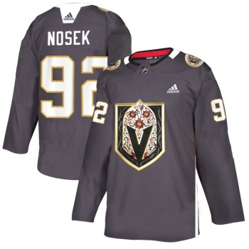 Men's Vegas Golden Knights #92 Tomas Nosek Grey Latino Heritage Night Stitched NHL Jersey Men's Vegas Golden Knights #92 Tomas Nosek Grey Latino Heritage Night Stitched NHL Jersey